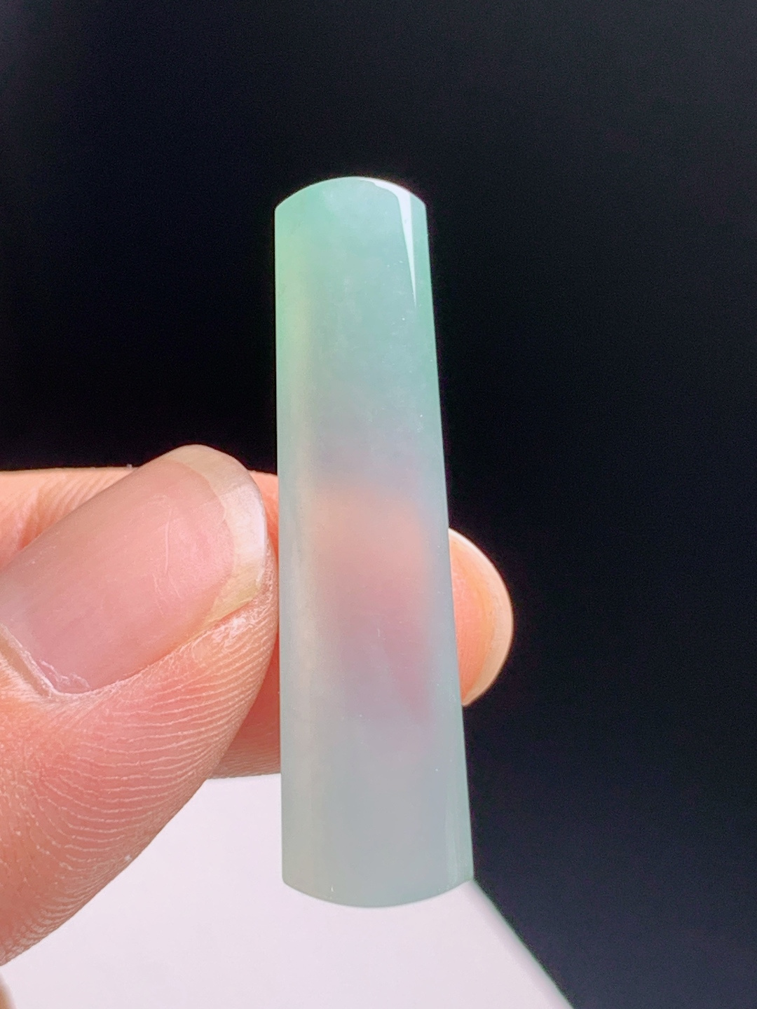 ️ 冰种无事牌裸石，种老水足光泽温润，极简素面耐看百搭裸石34-8.7-4.9