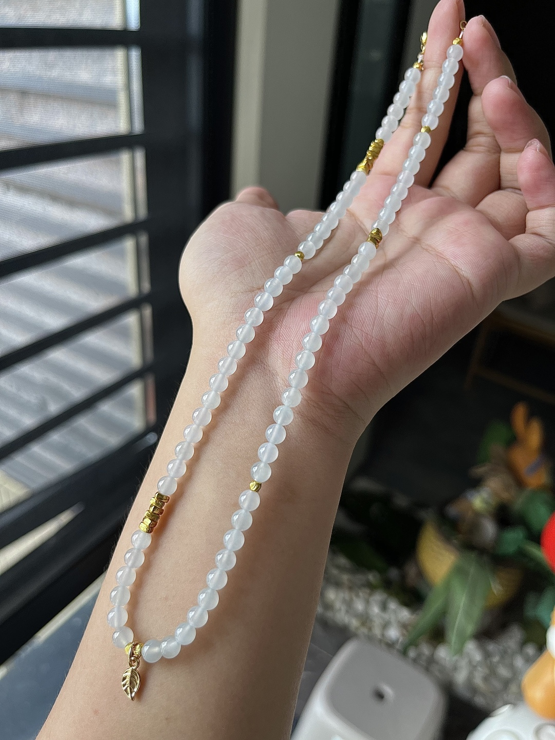 ️【珠子手串】冰润水透，种老细腻起荧尺寸：颗数：74，取一：5,AAA72