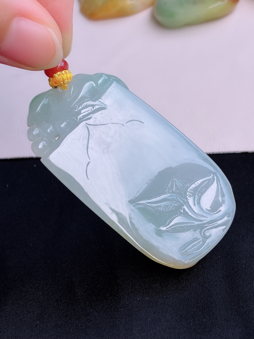 三彩一路平安，饱满特色，尺寸65/32.3/12/自然光实拍