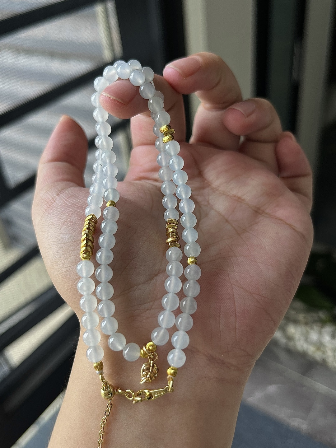 ️【珠子手串】冰润水透，种老细腻起荧尺寸：颗数：74，取一：5,AAA72
