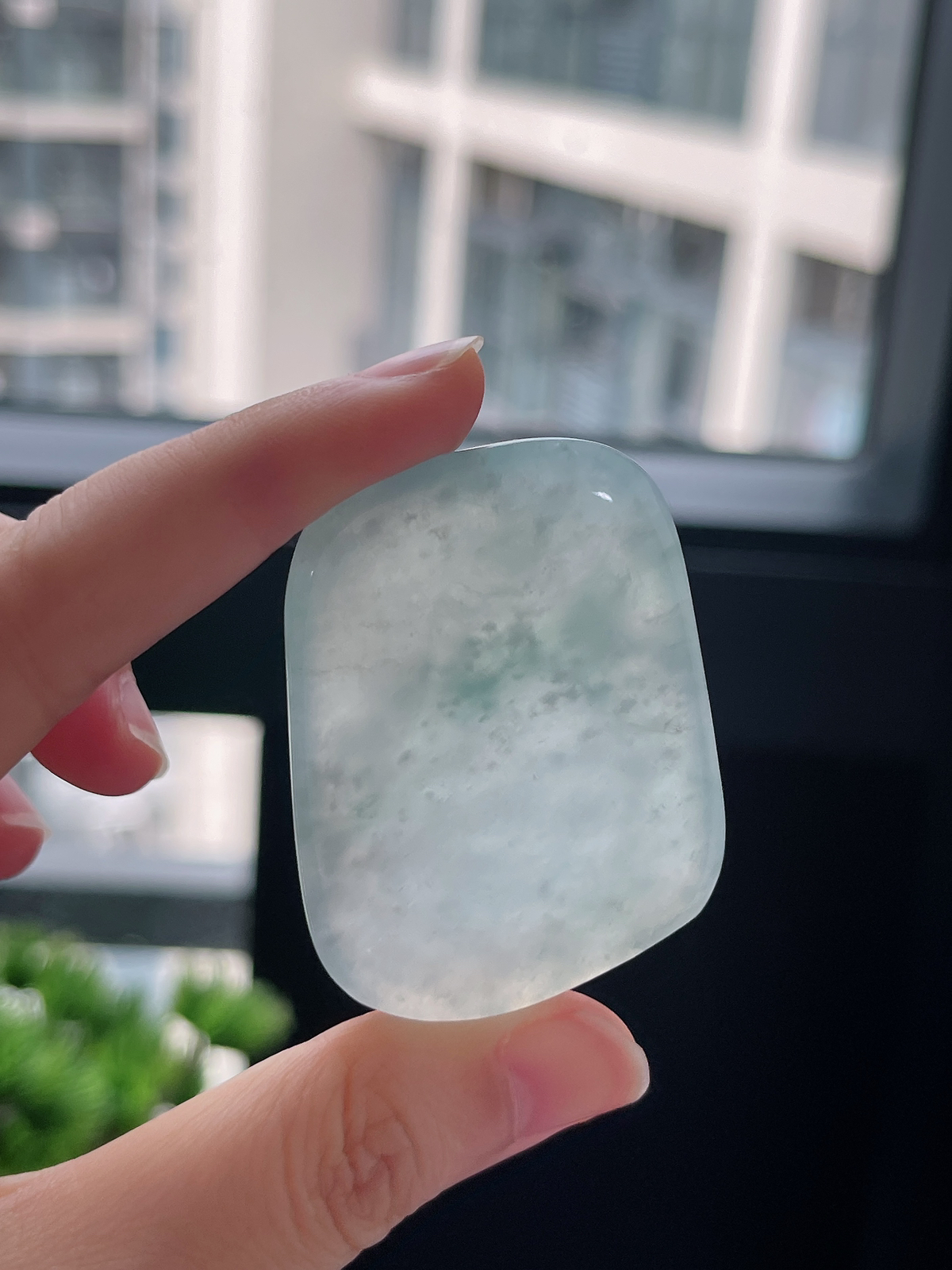 翡翠冰种飘花片料