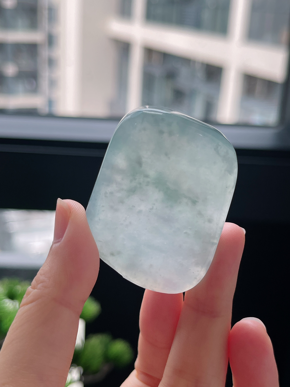 翡翠冰种飘花片料