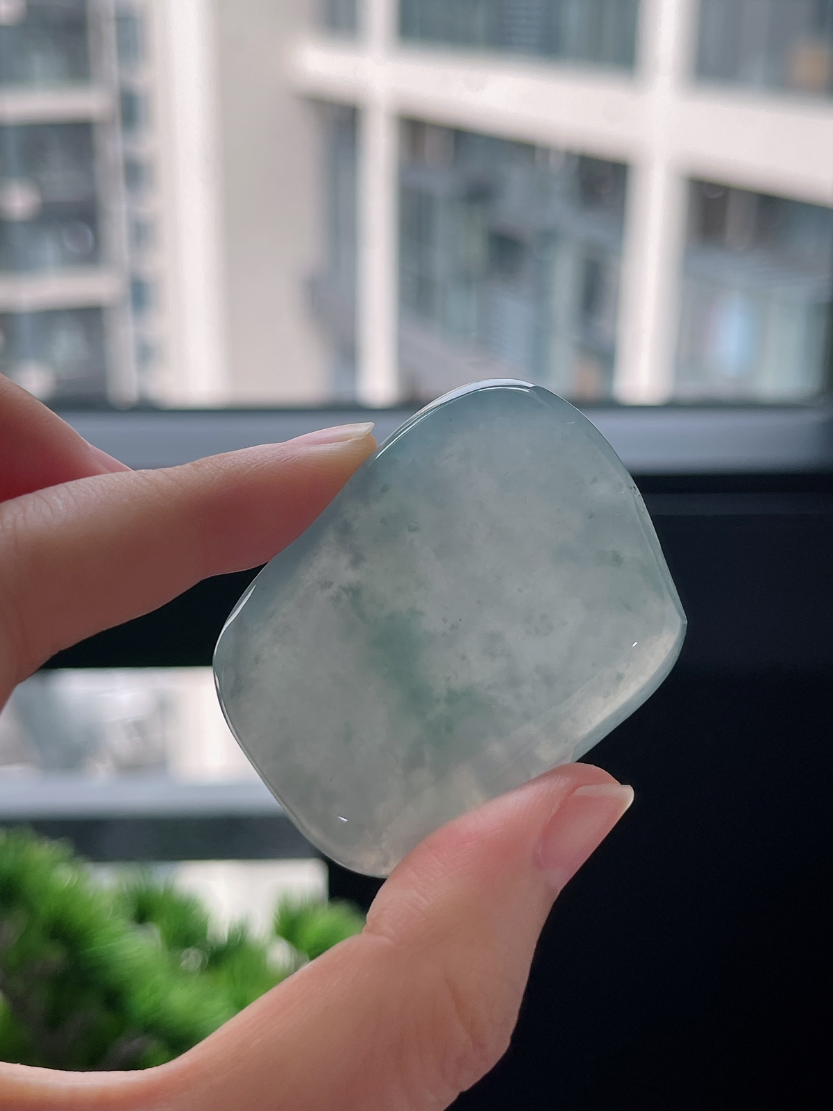 翡翠冰种飘花片料