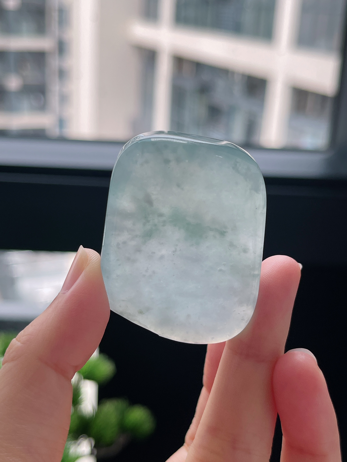 翡翠冰种飘花片料
