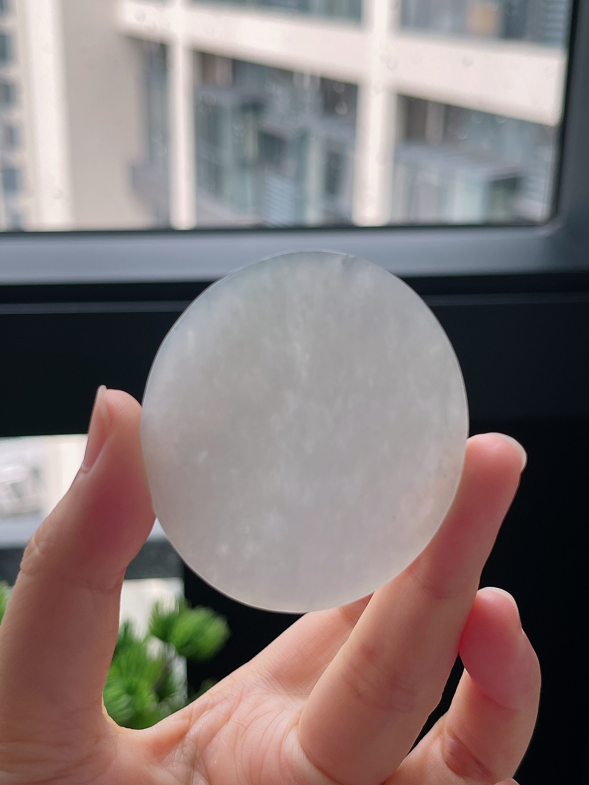 翡翠冰糯种镯心