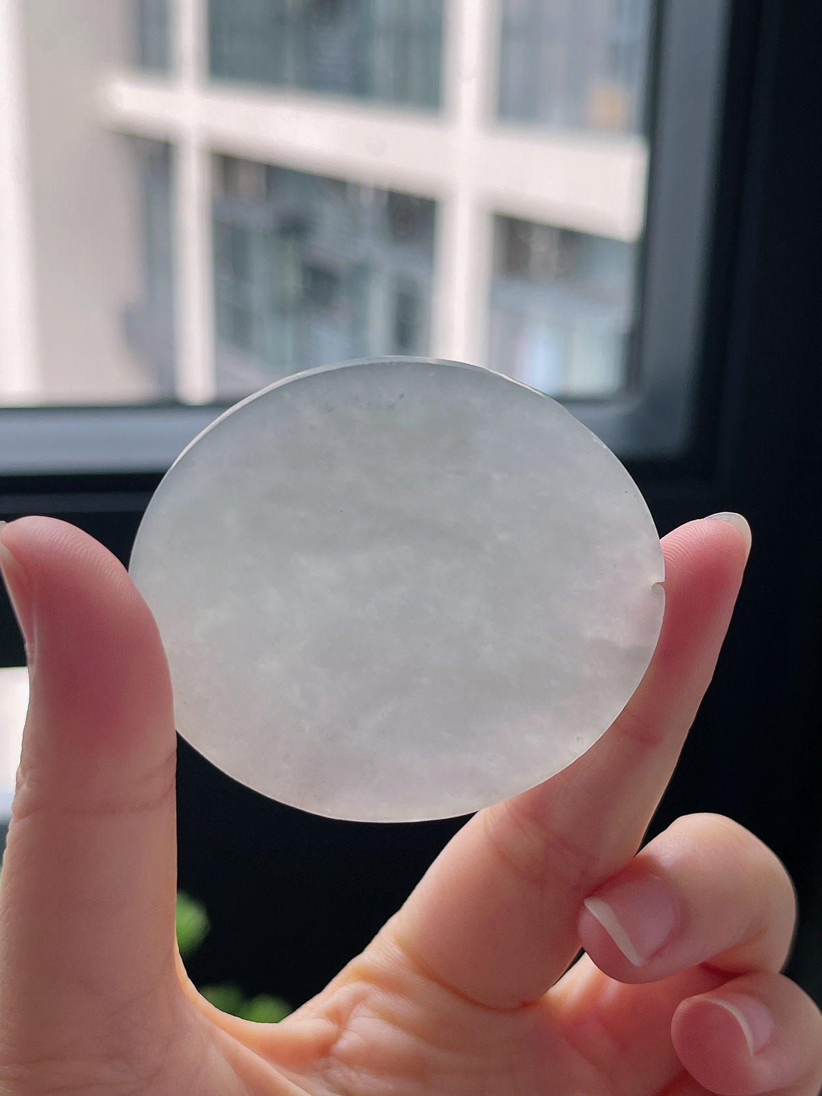 翡翠冰糯种镯心