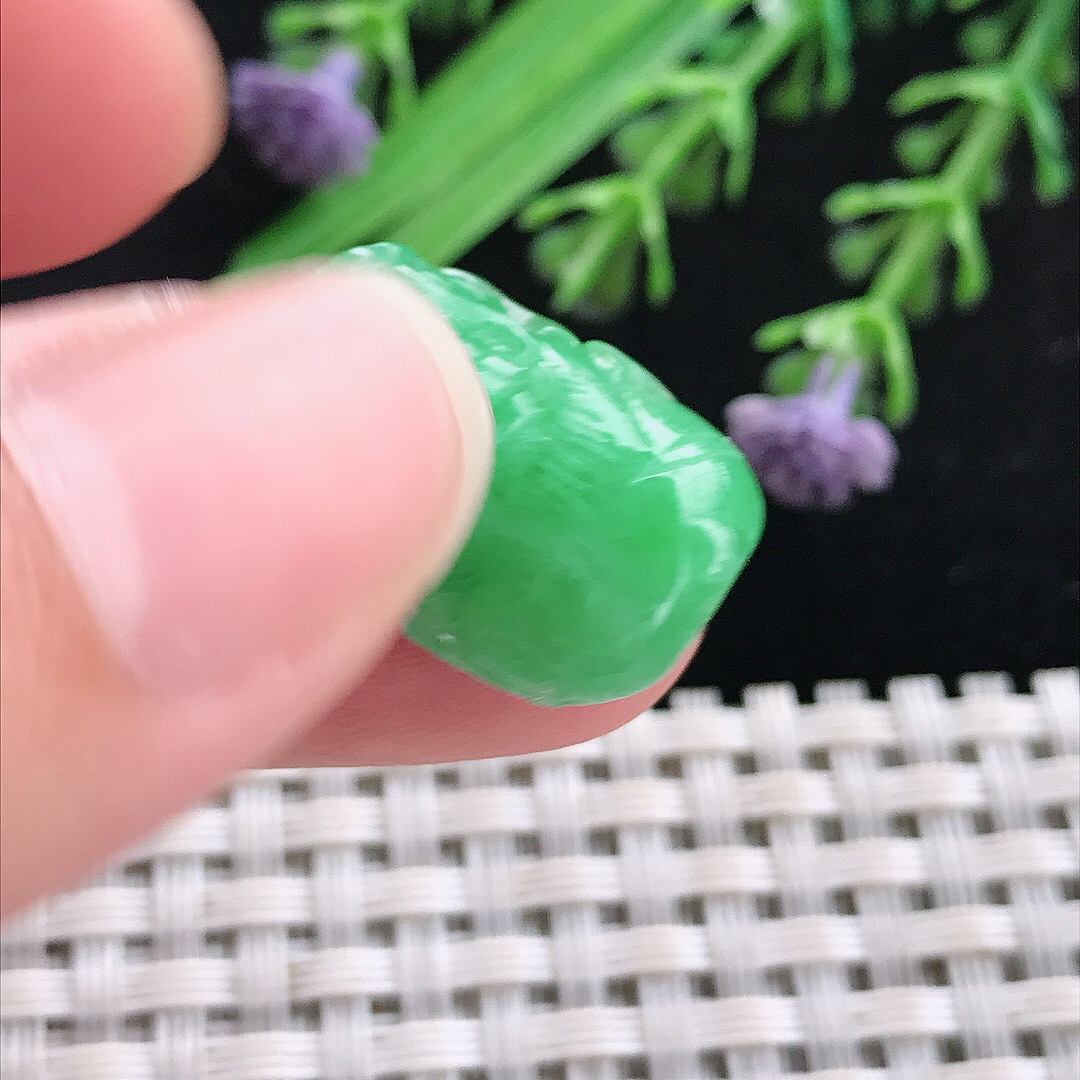 实拍20.5/15/7老坑精美温润满绿貔貅挂件翡翠玉吊坠百搭