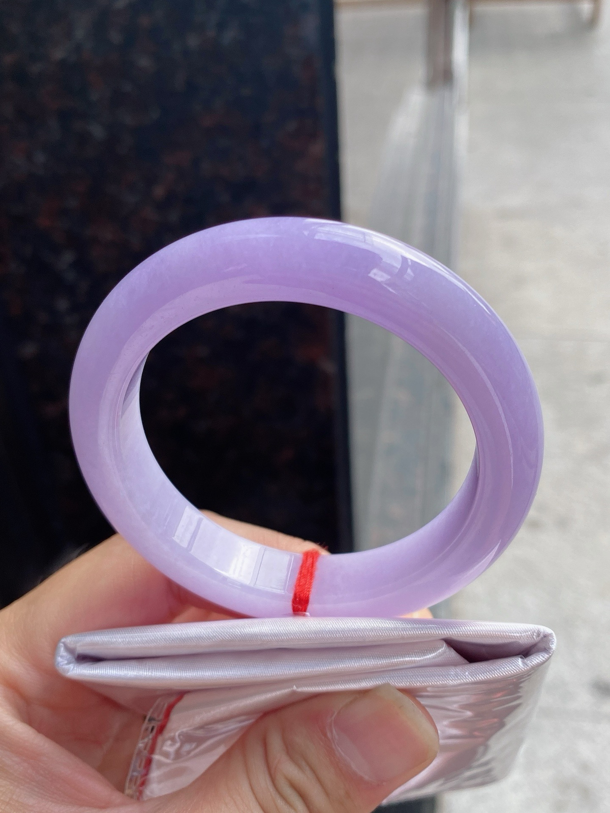 圈口53.8-11.8-9.2     【紫罗兰正圈手镯】*圈口53  54可戴