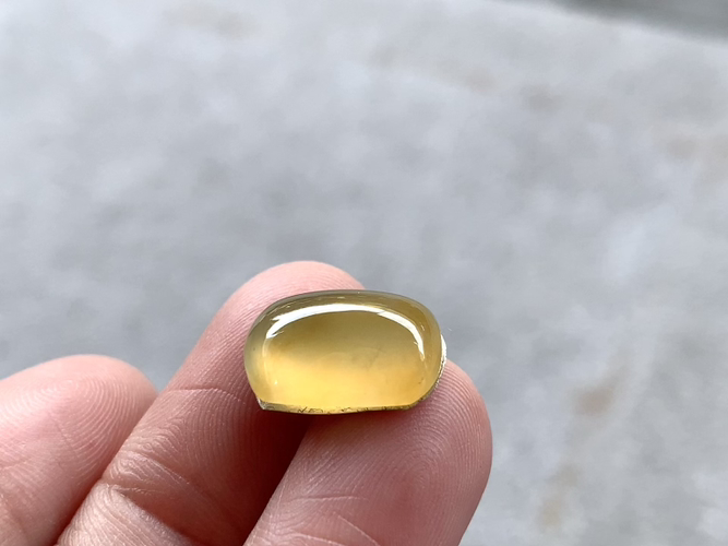 ️ 【冰黄马鞍】尺寸：13.7×8.9×5.5