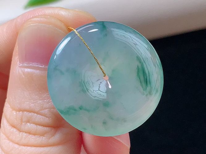 平安扣，尺寸25.5-5.3mm，包A附证书
