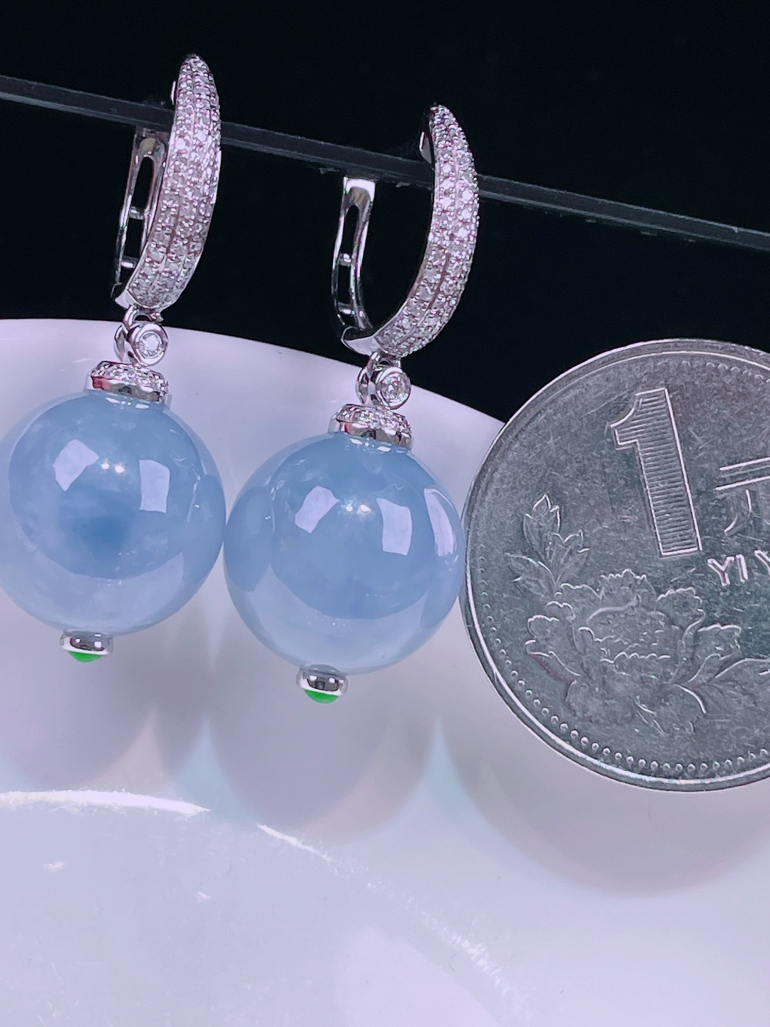️老种起光，细底通透，尺寸：裸石13.2mm0703