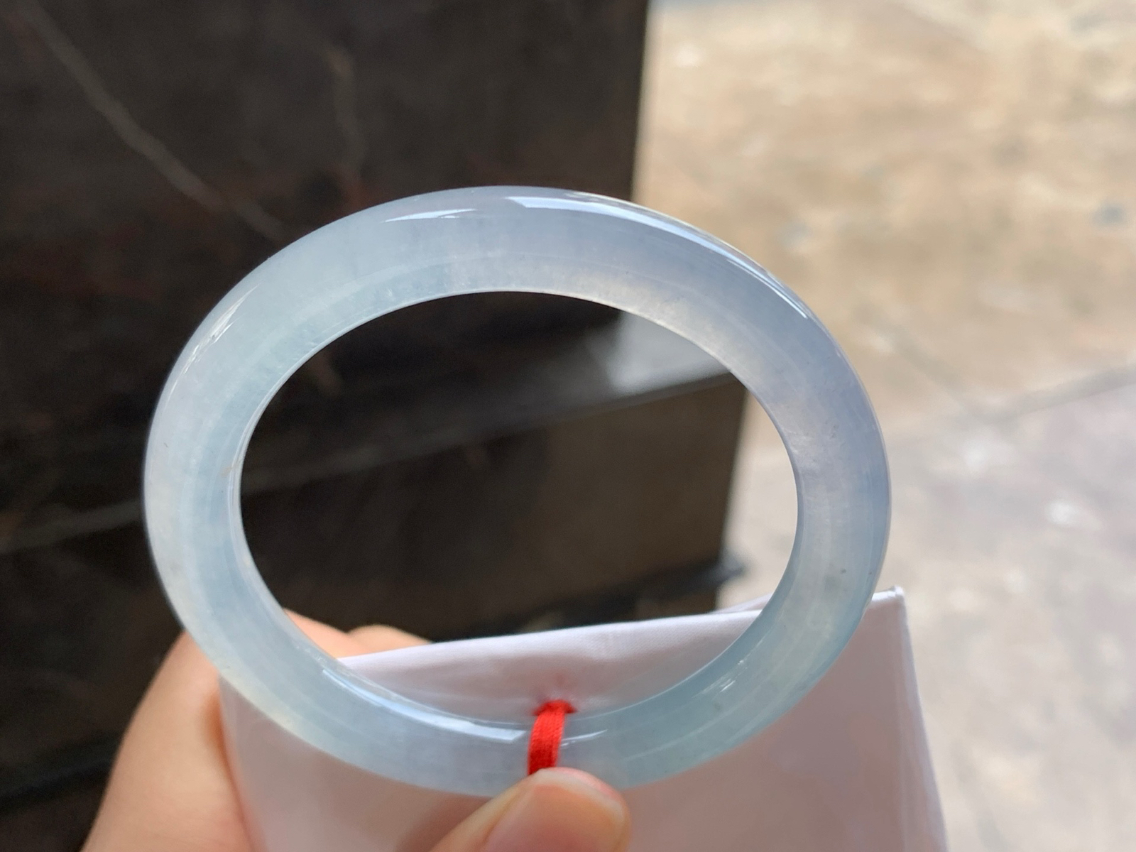 53-8.7
冰种圆条手镯^_^冰透