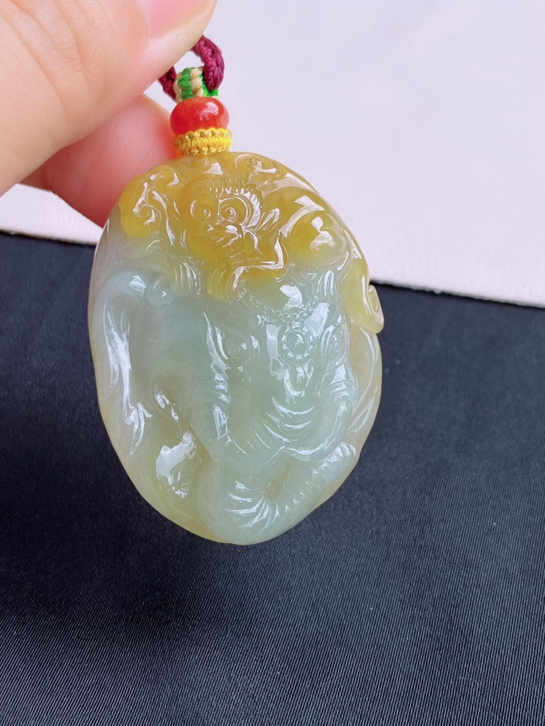 双彩封侯拜相，特色，尺寸45.5/32.8/13.8/自然光实拍