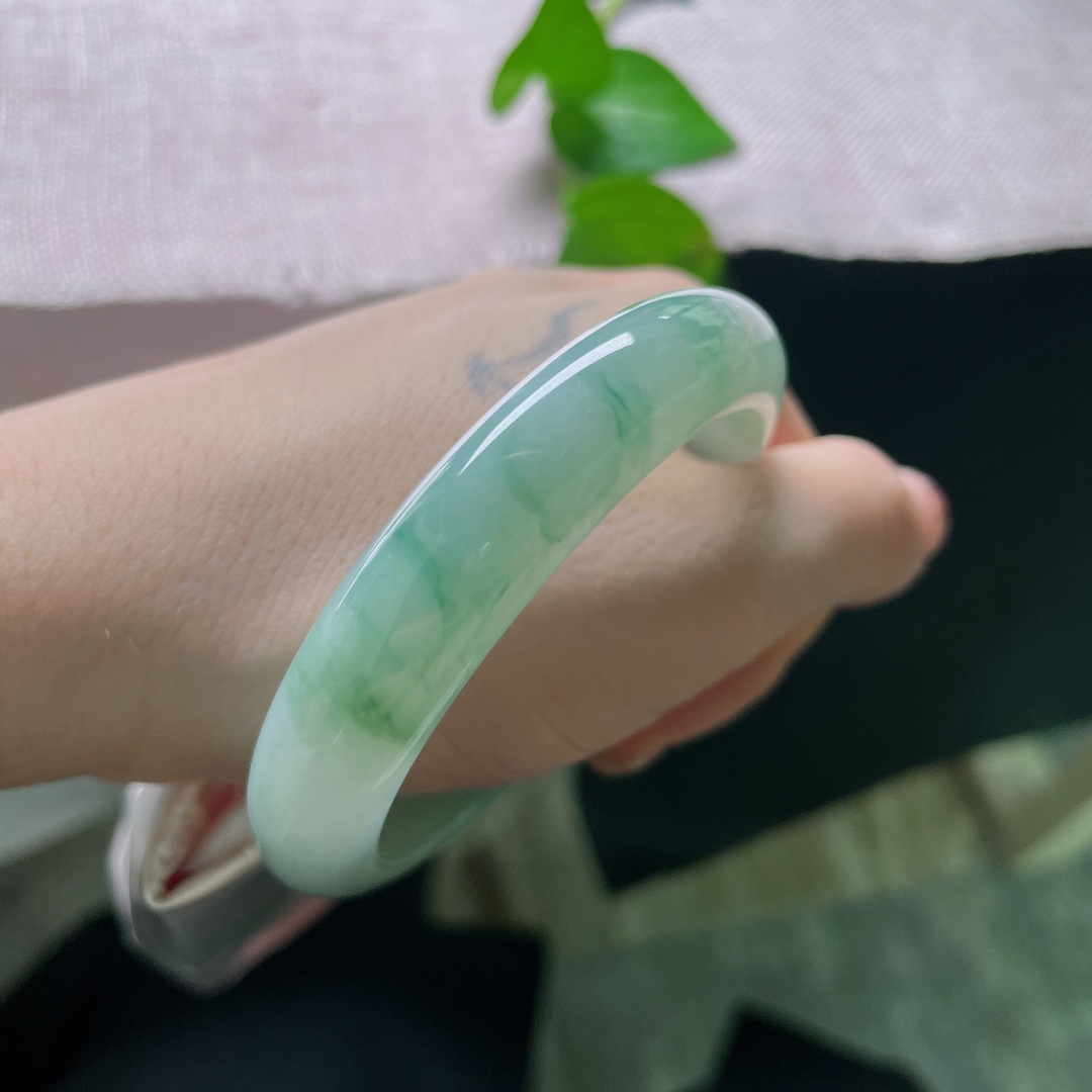 飘花正圈，水润细腻，沁人心脾，温婉贤淑，晶体纹，ss54432a