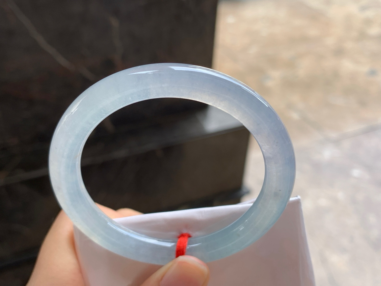 53-8.7
冰种圆条手镯^_^冰透
