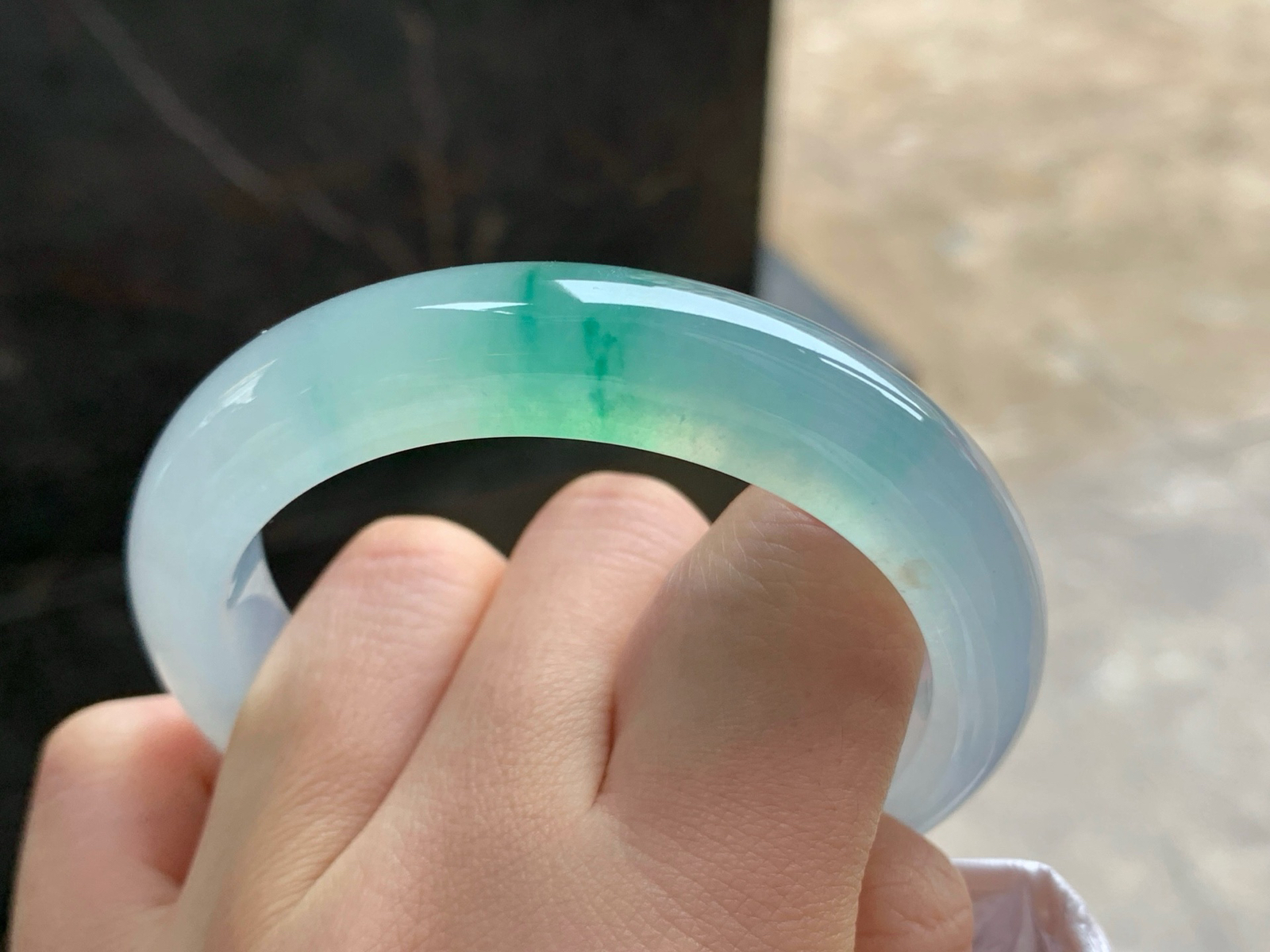 55-12-9
冰飘绿手镯^_^清新