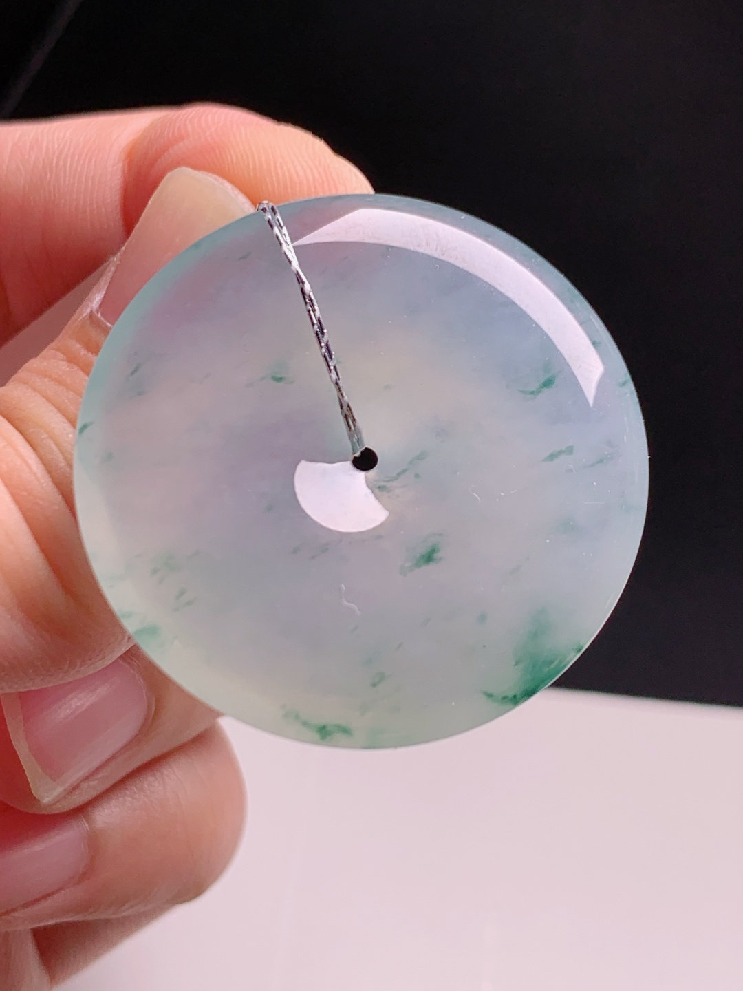 ️ 飘花平安扣，清透如水，花影悠然，仙气十足。 180701