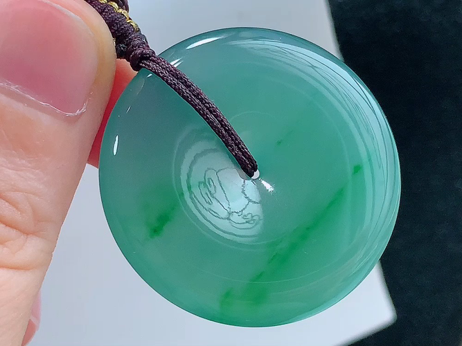 平安扣，无裂，尺寸32.3-5.3mm，包A附证书