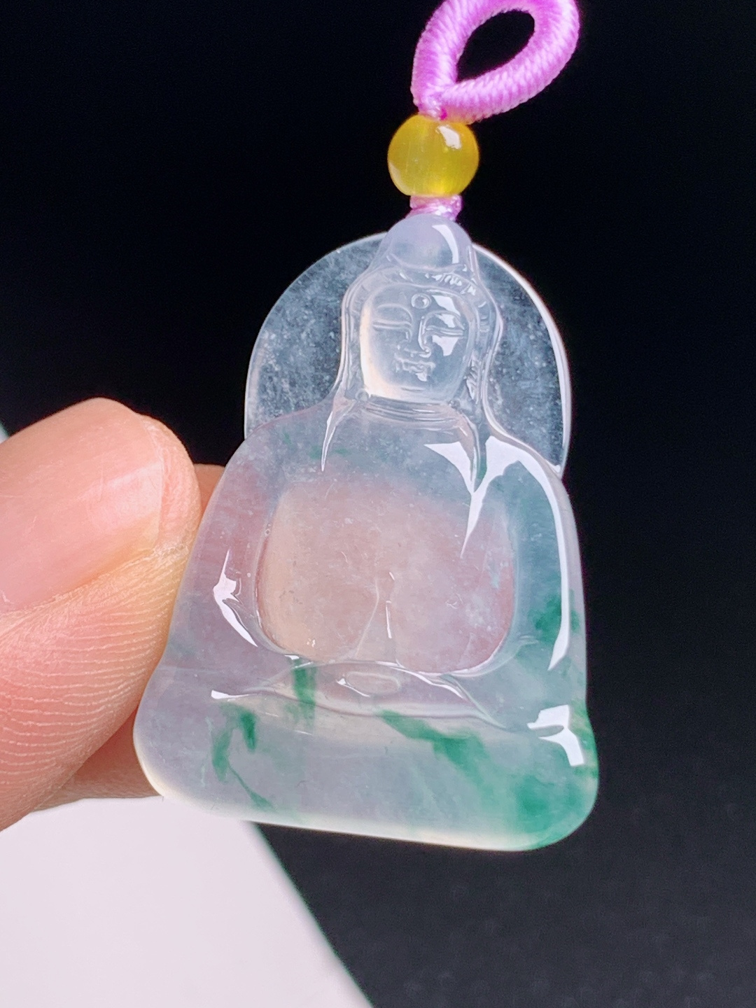 飘花灵动冰透起荧光，清雅贵气 490702