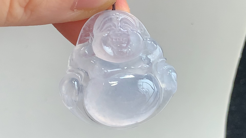 ️ 笑佛，无裂，尺寸24.0-23.7-6.5mm，包A附证书