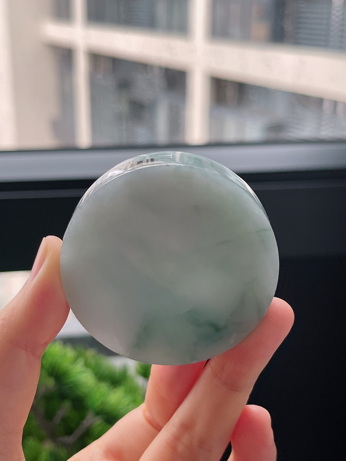 翡翠飘花镯心