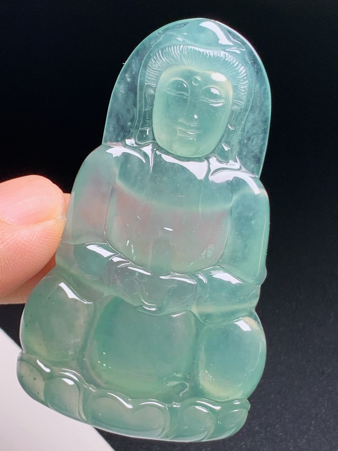 ️ 冰种晴水观音，胶感通透种水拉满，端庄大气 490702