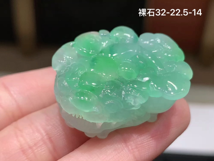 ️ 冰晴貔貅 老坑冰透 种老水足 水润光泽 性比高 无裂 尺寸看图