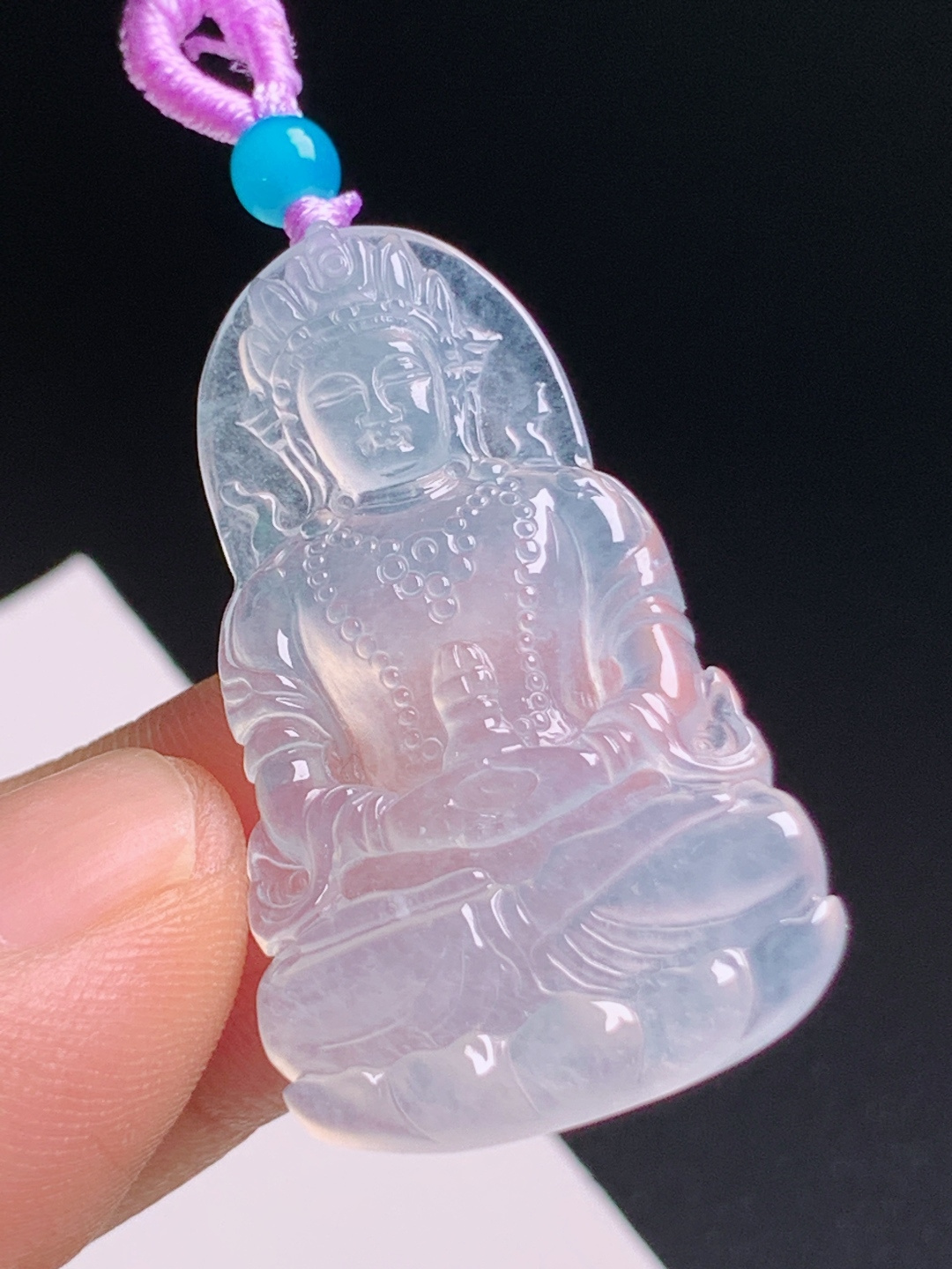 ️ 度母观音，冰透起光雕工细腻，慈悲护佑静心平安 490702