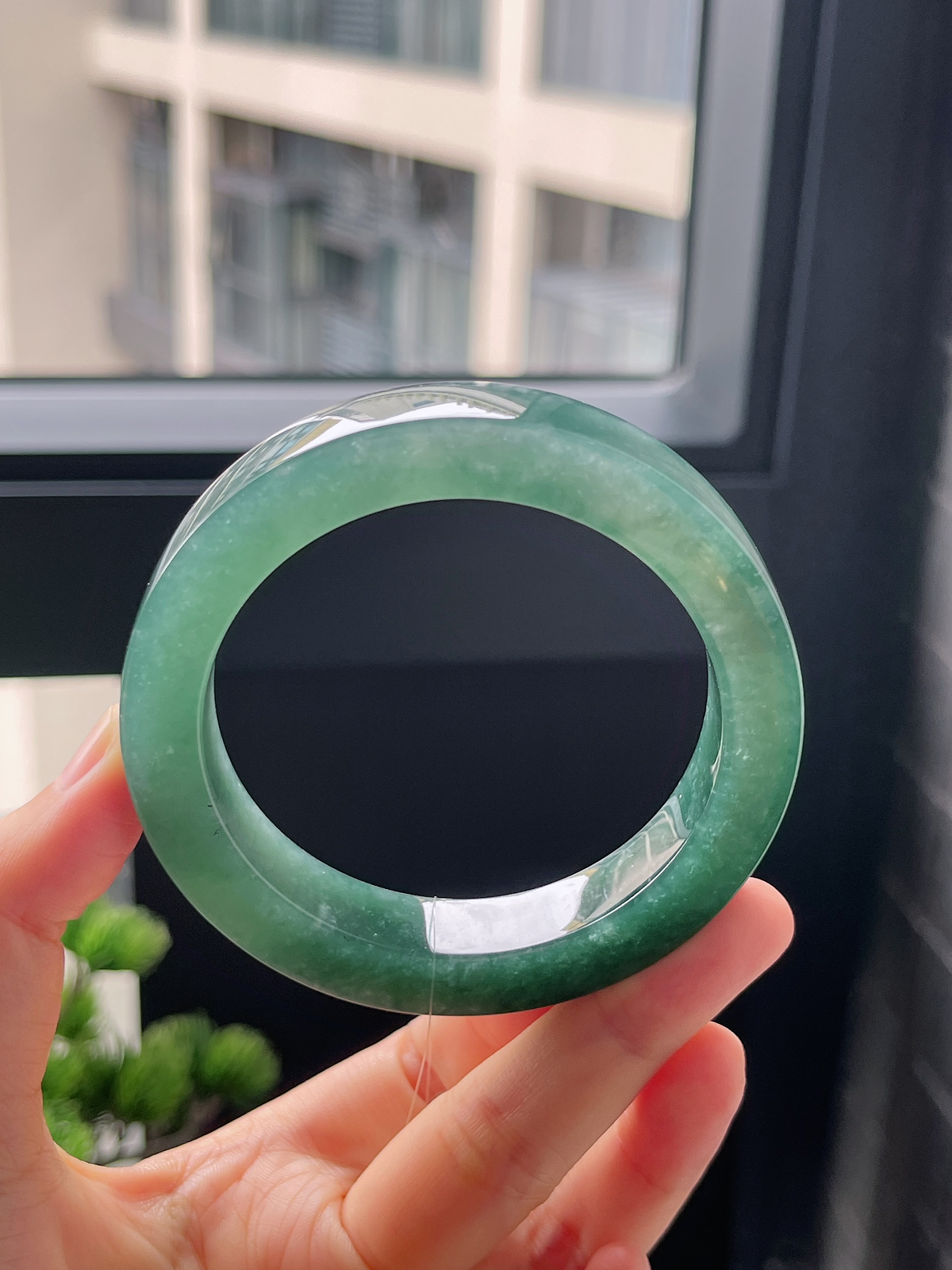 翡翠镯饼，⭕️正圈最大做59，最小做57