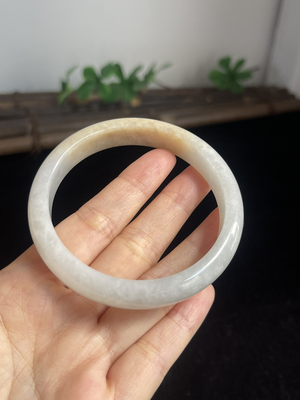 正圈58圈口，翡翠手镯