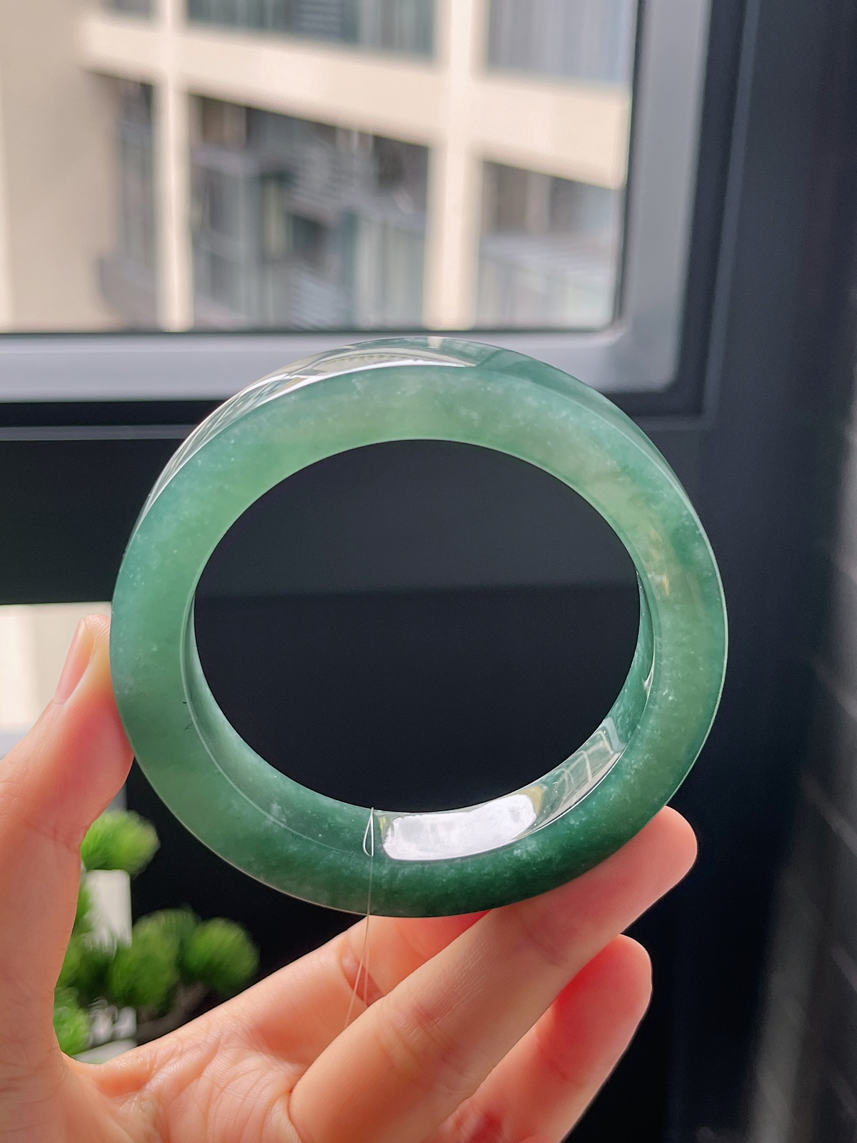 翡翠镯饼，⭕️正圈最大做59，最小做57