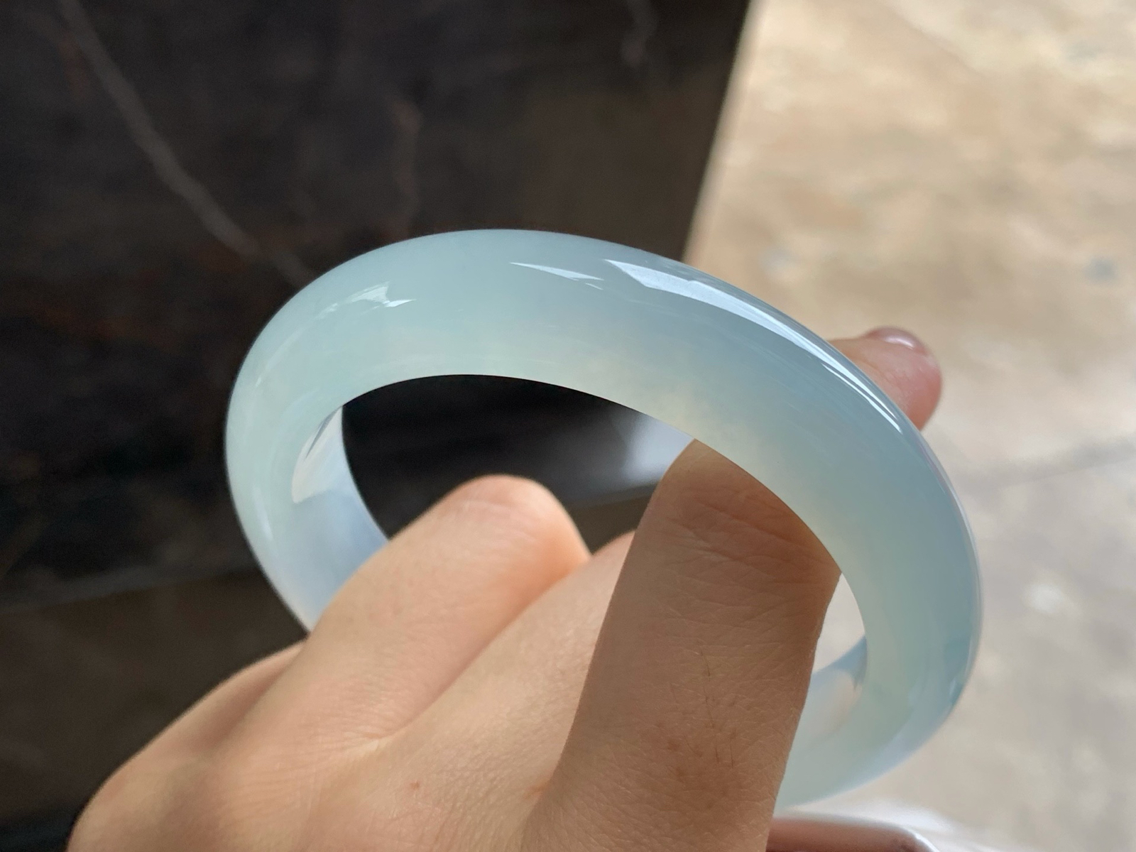 56-12.6-8.8
冰种手镯^_^小清新