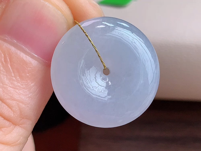 ️ 平安扣，无裂，尺寸21.0-5.0mm，包A附证书1233