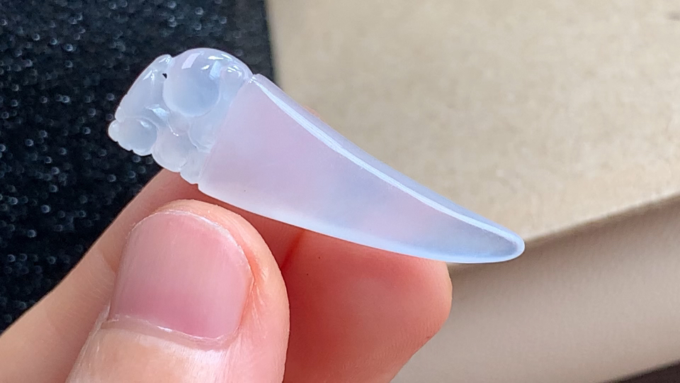 ️ 龙牙，无裂，尺寸35.3-11.0-5.7mm，包A附证书