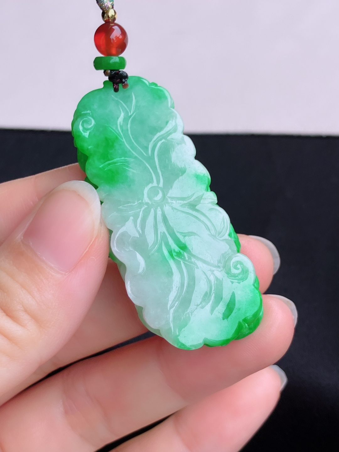 翠绿和和美美，色美清爽，尺寸50.6/24/9.6/自然光实拍