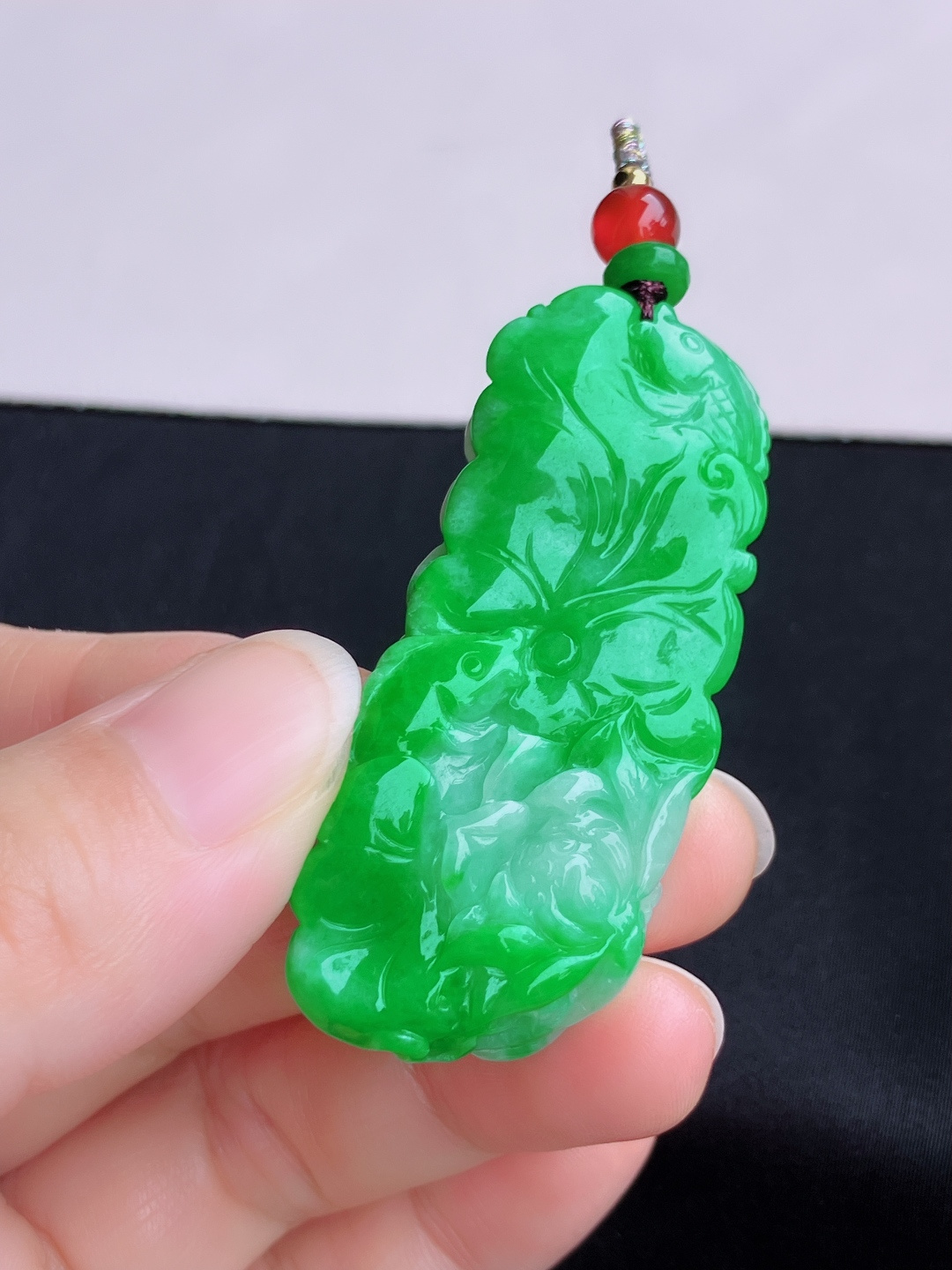 翠绿和和美美，色美清爽，尺寸50.6/24/9.6/自然光实拍