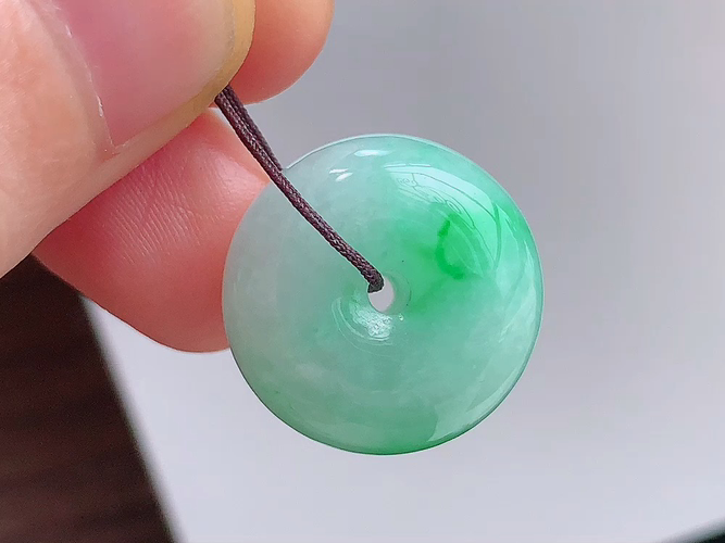 平安扣，尺寸18.2-11.2mm，包A附证书