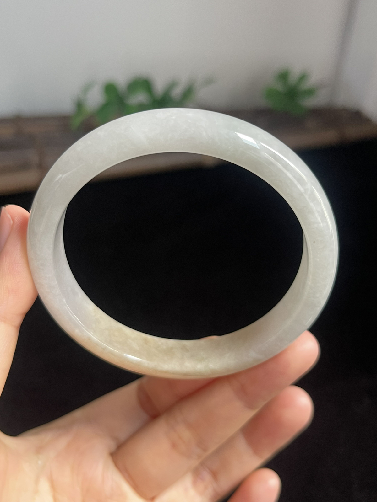 正圈58圈口，翡翠手镯