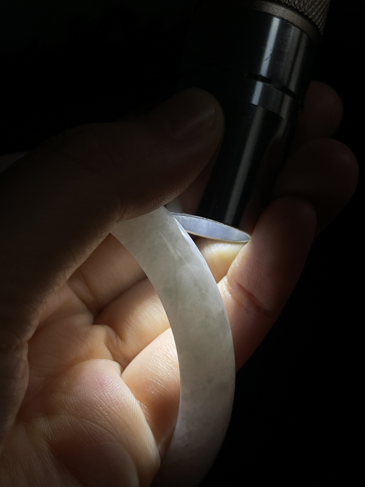正圈58圈口，翡翠手镯