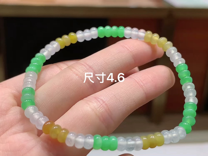 多彩手串  尺寸，4.6
