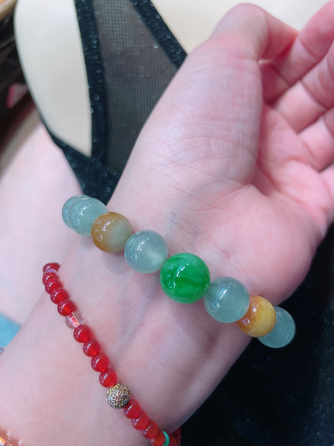 ️高冰多宝珠子手串，晶莹剔透，新颖时尚，9.8-11.5