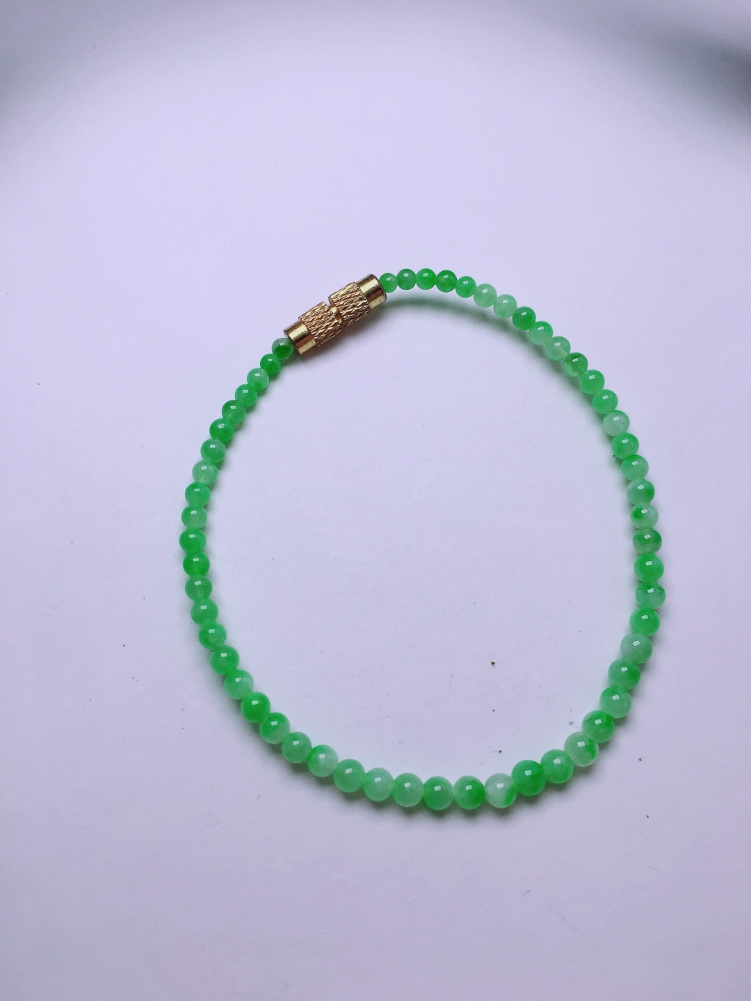 ️绿珠子手串，晶莹剔透，新颖时尚，2.8-3.5