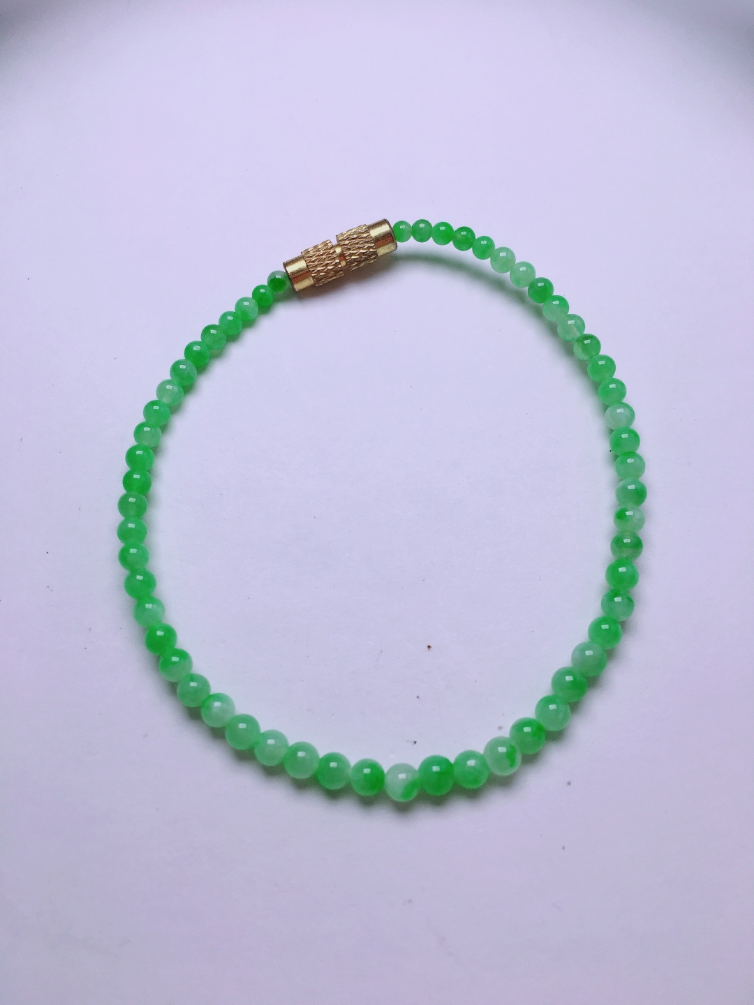 ️绿珠子手串，晶莹剔透，新颖时尚，2.8-3.5