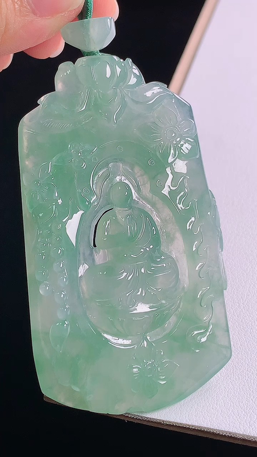 ️冰晴悟道，无裂，尺寸:74.0-41.7-9.4mm 3