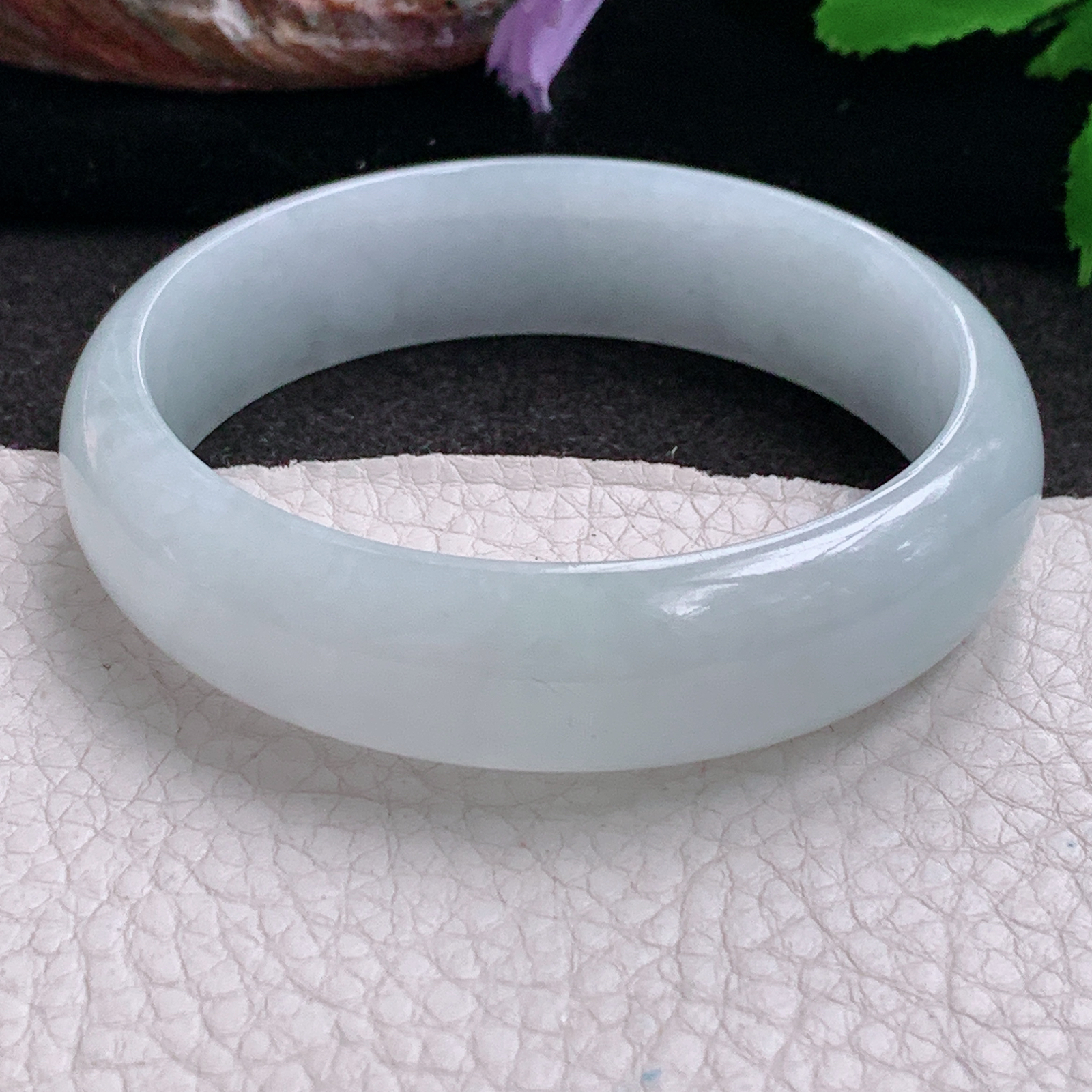 jx实拍58*15.8*7.3轮胎镯 缅甸翡翠a货玉手镯冰纯正圈玉手环