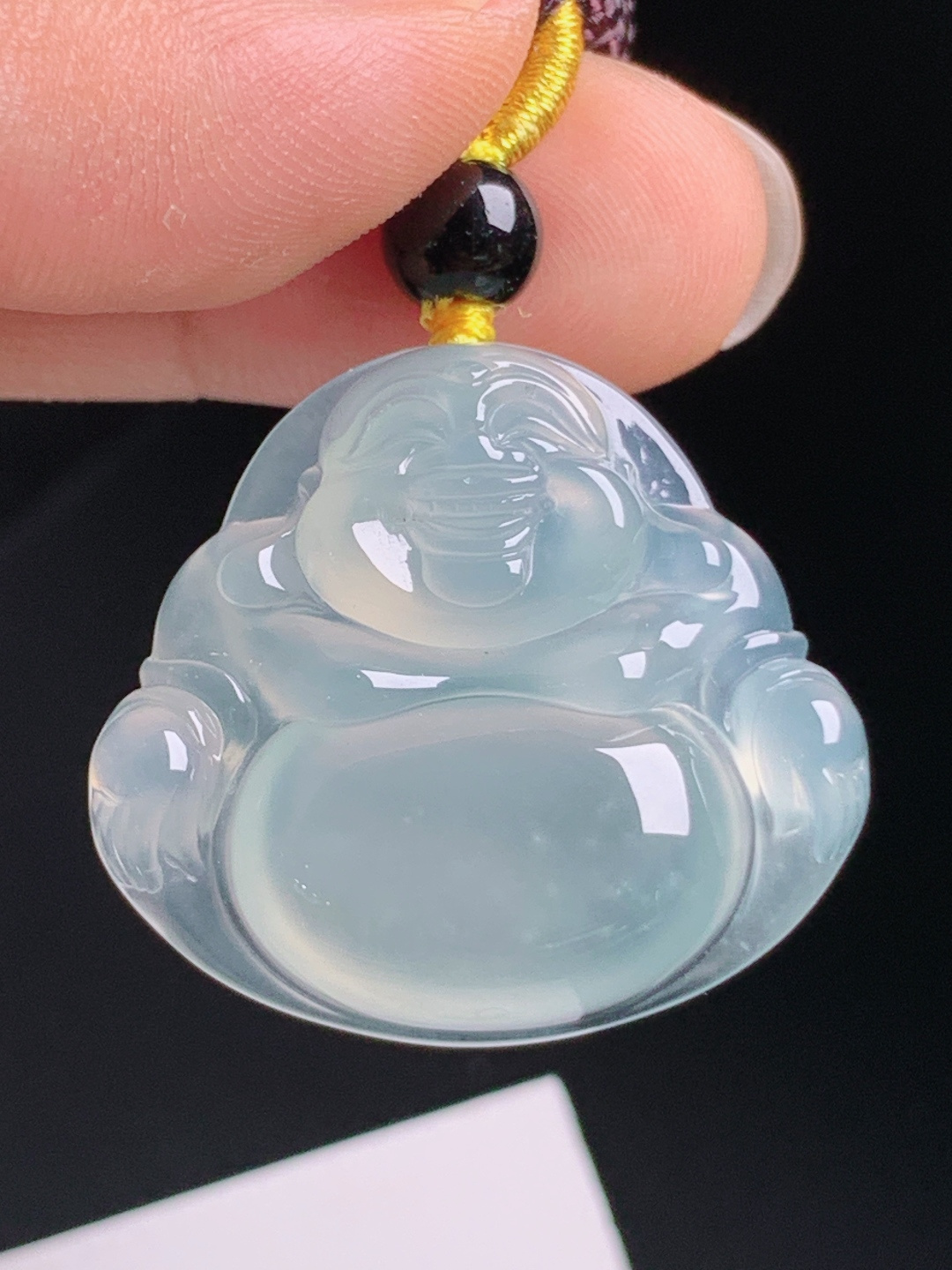 ️ 佛公，纯净通透起强荧光，开脸喜庆温润大气