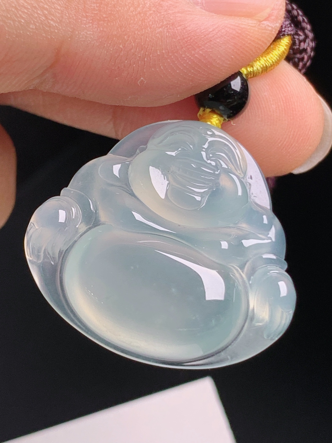 ️ 佛公，纯净通透起强荧光，开脸喜庆温润大气