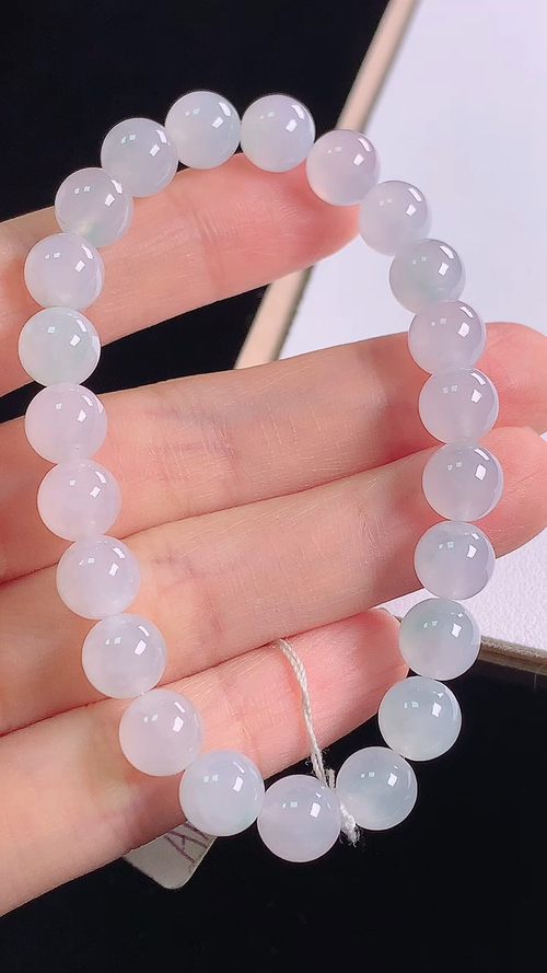 冰种手链，尺寸:7.8-7.8mm