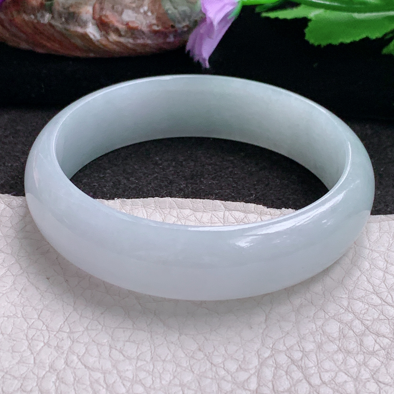 jx实拍58*15.8*7.3轮胎镯 缅甸翡翠a货玉手镯冰纯正圈玉手环