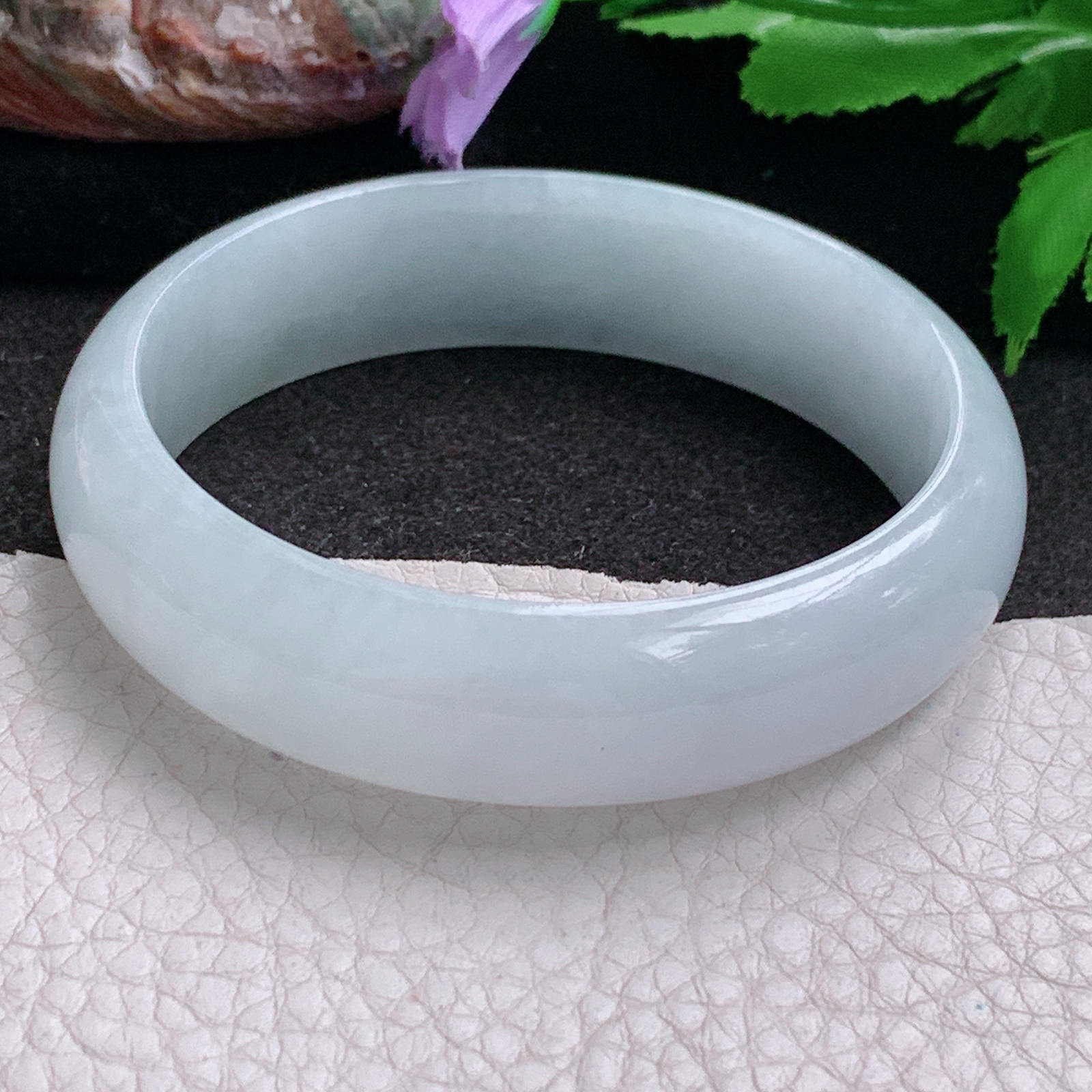 jx实拍58*15.8*7.3轮胎镯 缅甸翡翠a货玉手镯冰纯正圈玉手环